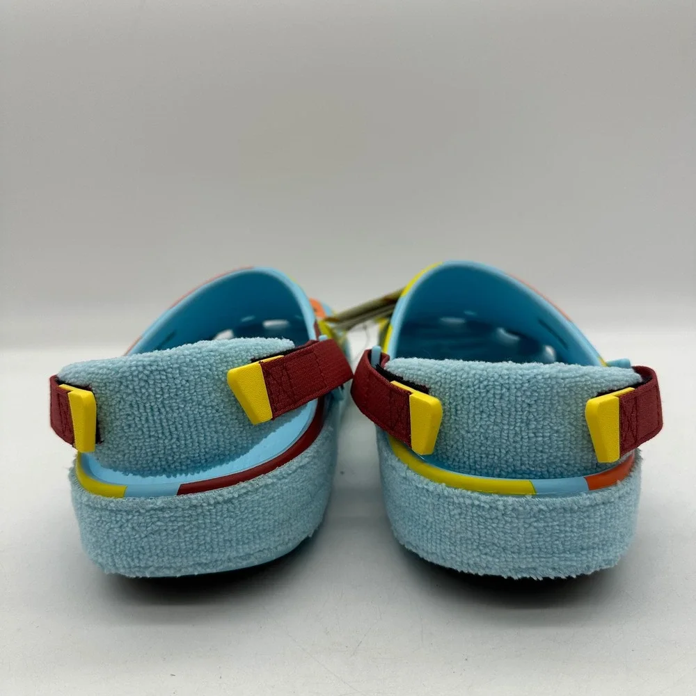 Crocs 208926-4LE Mens 12 Classic Adjustable Clog Zen Garden Terry‎ Cloth Shoes